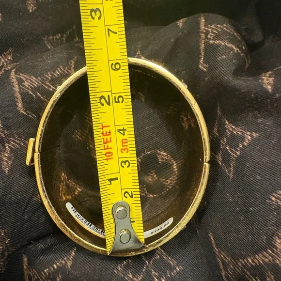 Henri Bendel Brown and White Striped Bracelet - Picture 8 of 9